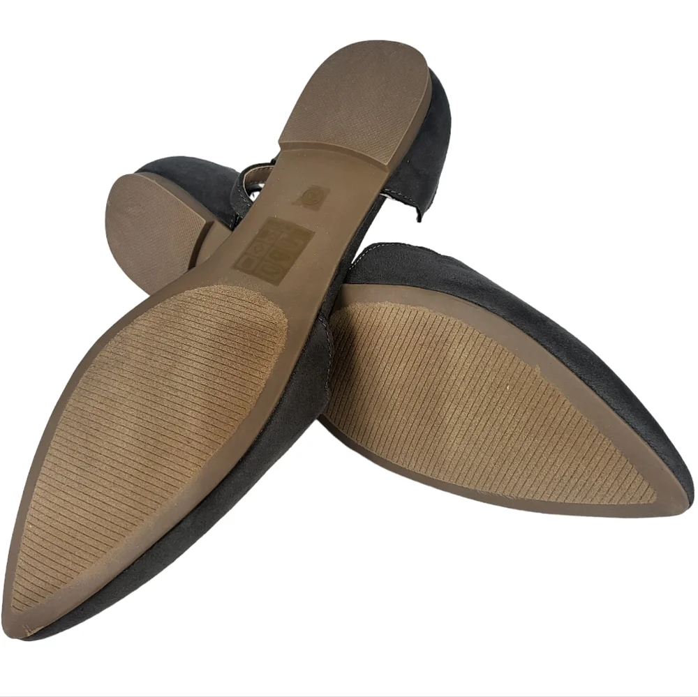 Journee Collection Lana Flat Grey 10 - Picture 8 of 8